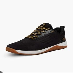 EZ Trainer Black and Gold Men's Shoes
